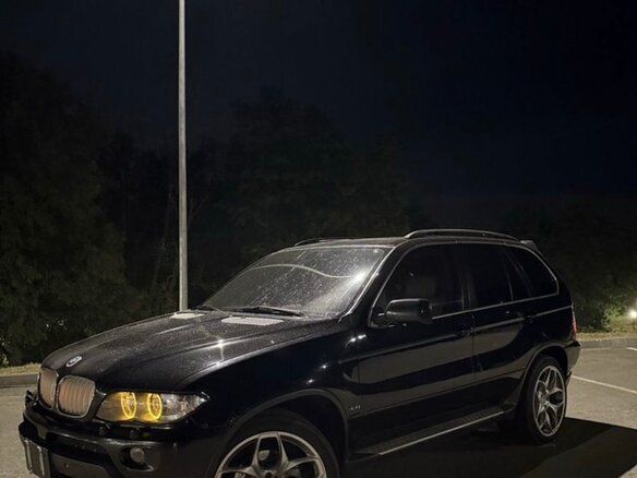 2006 BMW X5 4.4i I (E53) Рестайлинг, чёрный, 930000 рублей - вид 1