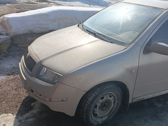 2004 Skoda Fabia I Рестайлинг, бежевый, 200000 рублей - вид 4