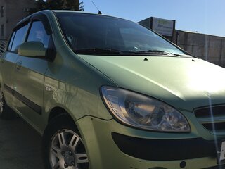 2007 Hyundai Getz I Рестайлинг, зелёный, 350000 рублей, вид 2