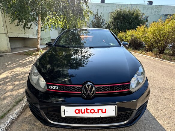 2012 Volkswagen Golf GTI VI, чёрный, 1200000 рублей - вид 1