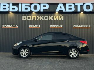 2012 Hyundai Solaris I, чёрный, 710000 рублей, вид 4