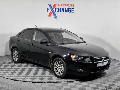 2010 Mitsubishi Lancer X, чёрный, 580000 рублей, вид 3
