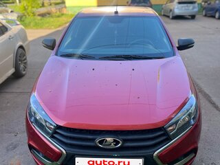 2018 Lada (ВАЗ) Vesta I, красный, 750000 рублей, вид 2