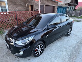 2011 Hyundai Solaris I, чёрный, 750000 рублей, вид 2