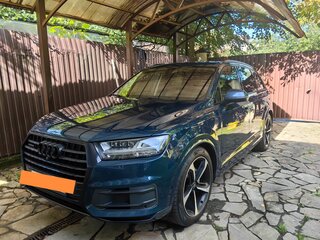 2019 Audi Q7 II (4M), синий, 5200000 рублей, вид 4