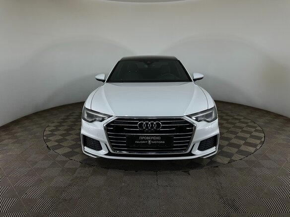 2021 Audi A6 40 TDI V (C8), белый - вид 1