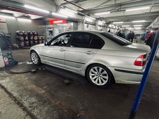 2002 BMW 3 серии N42 316i IV (E46) Рестайлинг, серебристый, 400000 рублей, вид 4