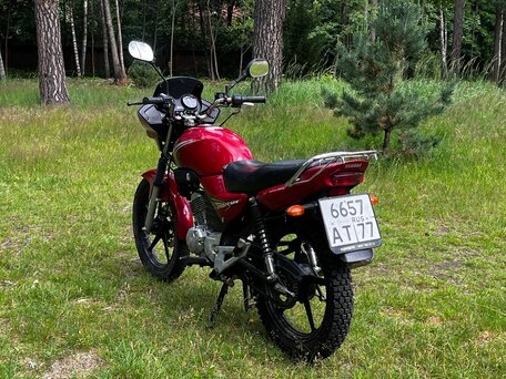 2009 Yamaha YBR125, красный, 142000 рублей, вид 5