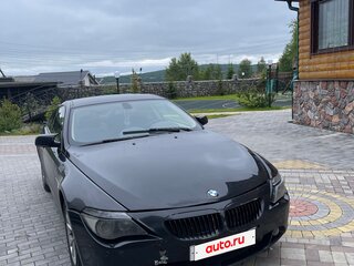 2004 BMW 6 серии 645i II (E63/E64), чёрный, 600000 рублей, вид 1