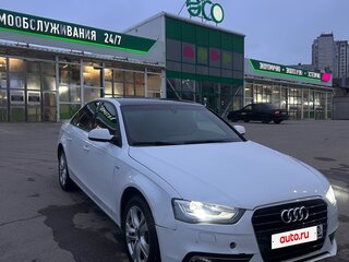 2012 Audi A4 IV (B8) Рестайлинг, белый, 1205000 рублей, вид 1