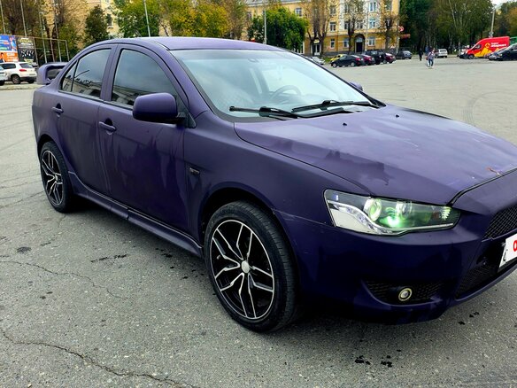 2008 Mitsubishi Lancer X, фиолетовый, 590000 рублей - вид 6