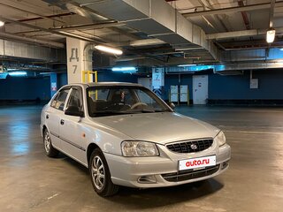 2006 Hyundai Accent ТагАЗ II, серебристый, 300000 рублей, вид 2