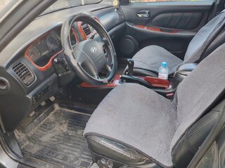 2005 Hyundai Sonata ТагАЗ IV (EF) Рестайлинг, серый, 320000 рублей, вид 5