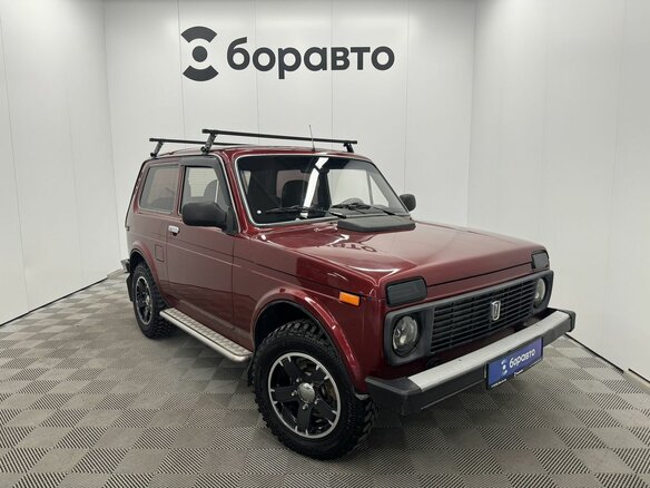 1996 Lada (ВАЗ) 2121 (4x4) I Рестайлинг, красный, 370000 рублей - вид 2
