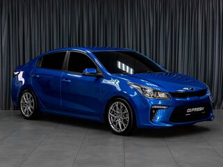 2019 Kia Rio IV, синий, 1609000 рублей, вид 1