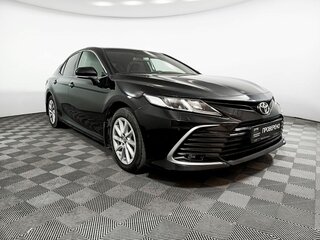 2021 Toyota Camry VIII (XV70) Рестайлинг, чёрный, 3350000 рублей, вид 3