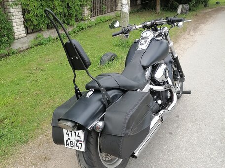 2008 Harley-Davidson Fat Bob, чёрный, 797000 рублей, вид 2