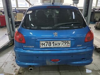 2006 Peugeot 206, синий, 599000 рублей, вид 3
