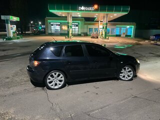 2007 Mazda 3 I (BK) Рестайлинг, чёрный, 600000 рублей, вид 2
