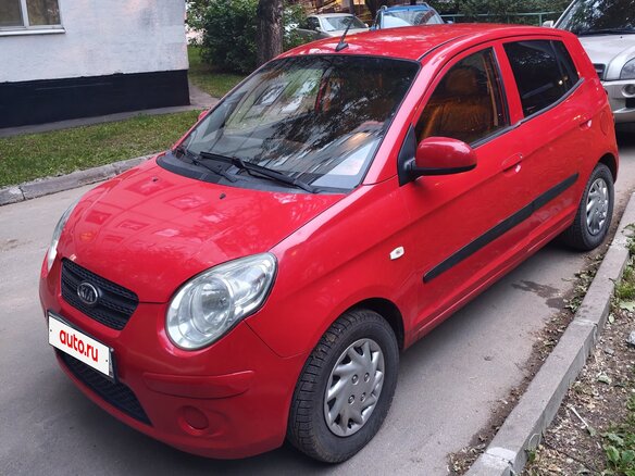 2010 Kia Picanto I Рестайлинг, красный, 540000 рублей - вид 8