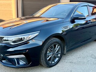 2019 Kia Optima IV Рестайлинг, синий, 1750000 рублей, вид 2