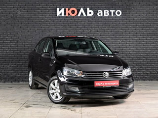 2016 Volkswagen Polo V Рестайлинг, чёрный, 1290000 рублей, вид 3