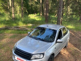 2013 Lada (ВАЗ) Granta I, серебристый, 405000 рублей, вид 2