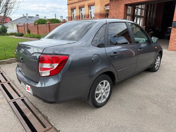 2016 Lada (ВАЗ) Granta I, серый, 620000 рублей - вид 4
