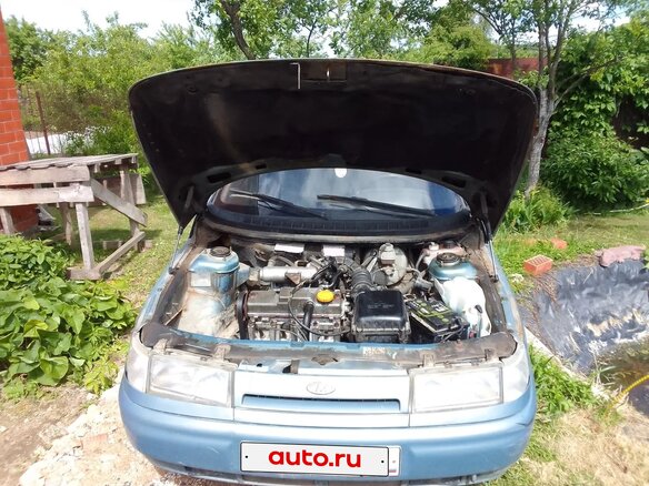 2002 Lada (ВАЗ) 2110, голубой, 150000 рублей - вид 8