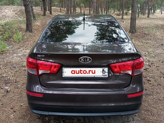 2016 Kia Rio III Рестайлинг, коричневый, 730000 рублей, вид 4