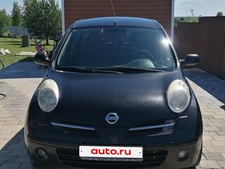 2005 Nissan Micra III (K12), чёрный, 380000 рублей, вид 1