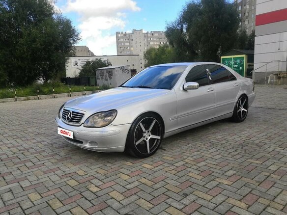 2000 Mercedes-Benz S-Класс 320 Long IV (W220), серебристый - вид 8