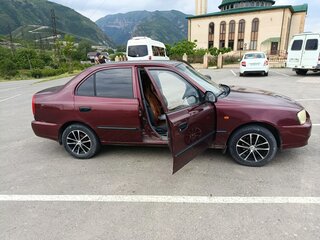 2007 Hyundai Accent ТагАЗ II, красный, 300000 рублей, вид 3