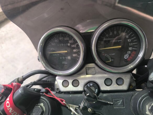 1989 Honda CB-1, зелёный, 185000 рублей - вид 7