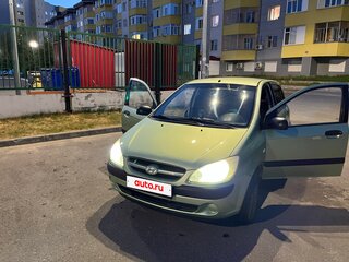 2007 Hyundai Getz I Рестайлинг, зелёный, 450000 рублей, вид 1