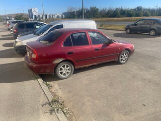2000 Hyundai Accent II, красный, 171000 рублей, вид 4