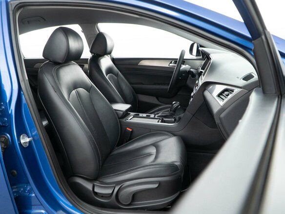 2017 Hyundai Sonata VII (LF) Рестайлинг, голубой - вид 8