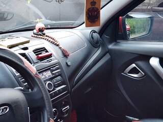 2019 Lada (ВАЗ) Granta I Рестайлинг, красный, 650000 рублей, вид 4