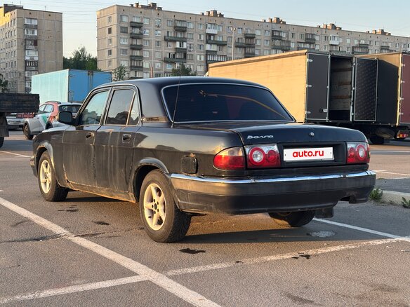 2008 ГАЗ 31105 «Волга», чёрный, 150000 рублей - вид 4