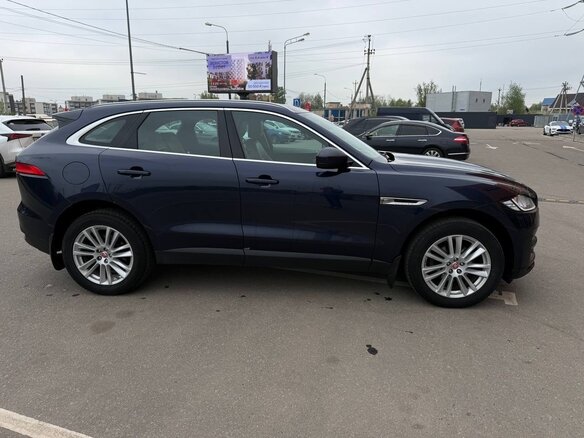 2018 Jaguar F-Pace I, синий - вид 3