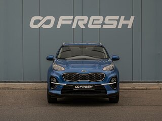 2019 Kia Sportage IV Рестайлинг, синий, 2100000 рублей, вид 3