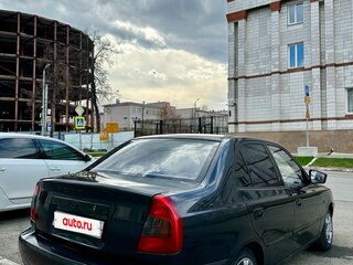 2004 Hyundai Accent ТагАЗ II, чёрный, 310000 рублей, вид 5