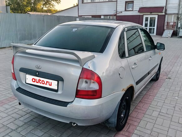 2008 Lada (ВАЗ) Kalina I, серебристый, 209000 рублей - вид 5