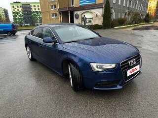 2014 Audi A5 Sportback I (8T) Рестайлинг, синий, 1780000 рублей, вид 4