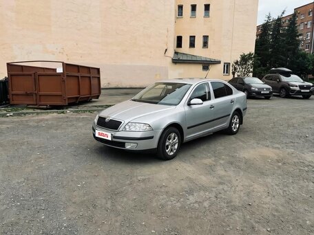2008 Skoda Octavia II (A5), серебристый, 315000 рублей, вид 2