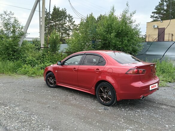 2008 Mitsubishi Lancer X, красный, 649000 рублей - вид 6