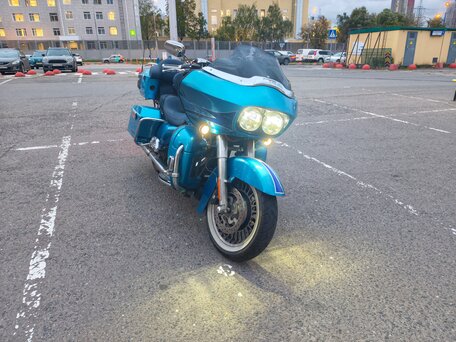 2011 Harley-Davidson Road Glide, синий, 1100000 рублей, вид 1