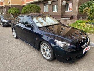 2008 BMW 5 серии 525i V (E60/E61) Рестайлинг, синий, 2050000 рублей, вид 2