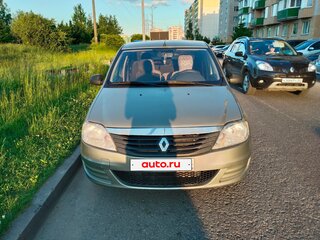 2012 Renault Logan I Рестайлинг, бежевый, 280000 рублей, вид 1