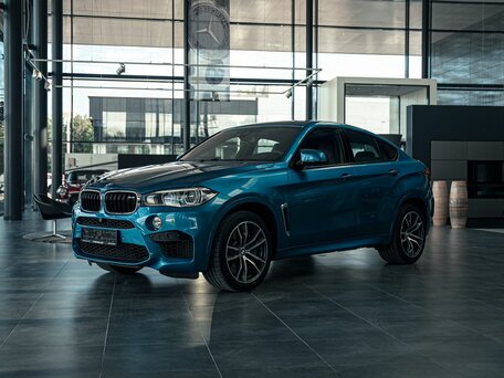 2016 BMW X6 M II (F86), голубой, 4210000 рублей, вид 1